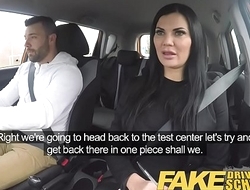 Fake Driving School Jasmine Jae fully naked sex in a car